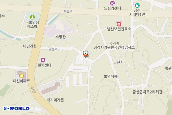 하옥3리 공영주차장 위치 지도 — 충청남도 금산군 금산읍 방아동2길 11-1