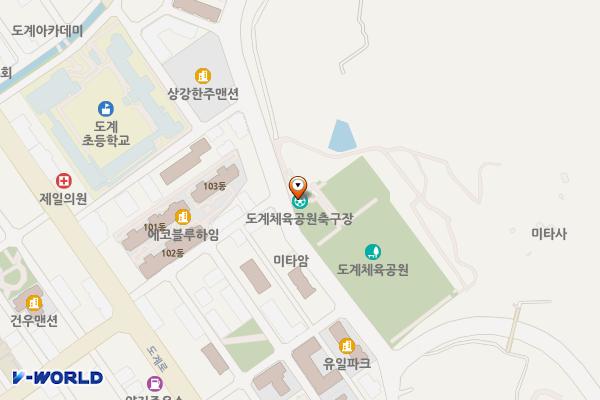 도계체육공원 위치 지도 — 경상남도창원시의창구도계두리길199