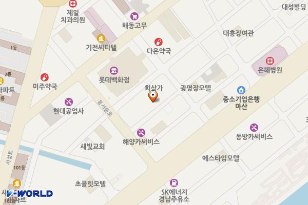 중앙 선창상가 위치 지도 — 경상남도 창원시 마산합포구 어시장8길 13 (신포동2가)