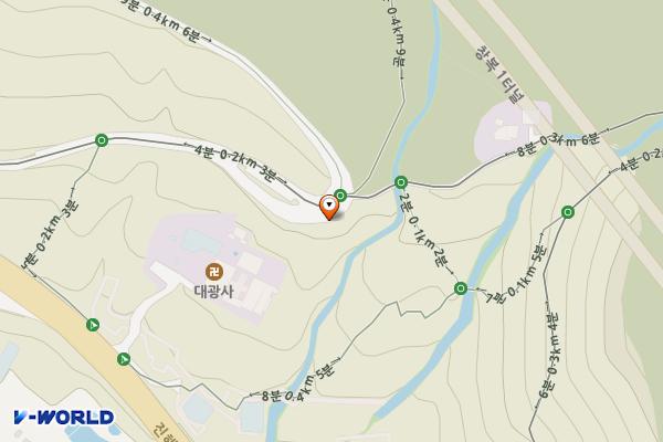 장복산공원(치유숲) 위치 지도 — 경상남도 창원시 진해구 장복산길 54, 공중화장실 (태백동)