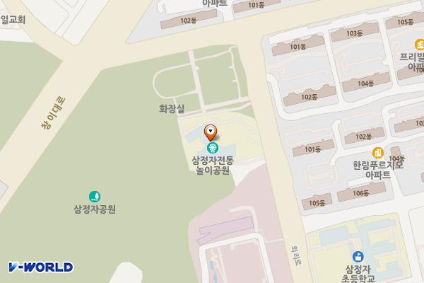 성산도서관 위치 지도 — 경상남도 창원시 성산구 외리로 47, 성산도서관 (남산동)