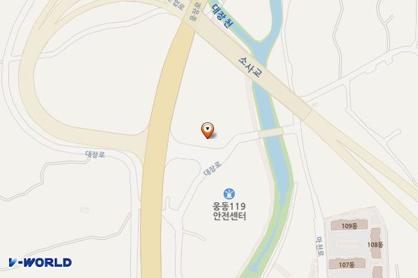 대장천생태하천 위치 지도 — 경상남도 창원시 진해구 대장로 44-13 (소사동)