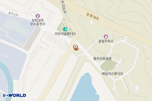불모산동 위치 지도 — 경상남도 창원시 성산구 불모산동 346