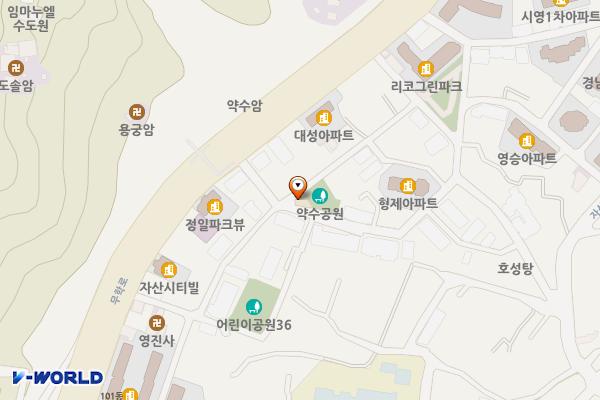 자산치안센터 화장실 위치 지도 — 경상남도창원시마산합포구자산서11길92(자산동,자산치안센터)