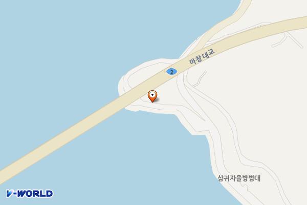 마창대교 밑 위치 지도 — 경상남도 창원시 성산구 귀산동 651
