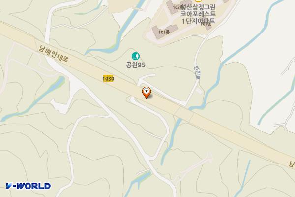 푸른솔길 위치 지도 — 경상남도 창원시 성산구 안민동 625-4