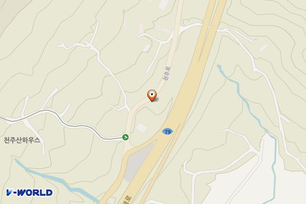 천주산 등산 도로변 위치 지도 — 경상남도창원시의창구천주로130