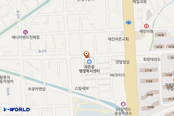 자은동행정복지센터화장실 위치 지도 — 경상남도 창원시 진해구 덕산로51번길 12, 자은동행정복지센터 (자은동)