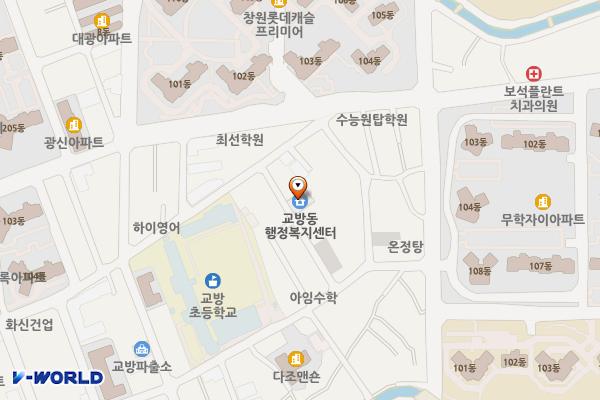교방동 행정복지센터 위치 지도 — 경상남도 창원시 마산합포구 교방동5길 18, 교방동 행정복지센터 (교방동)