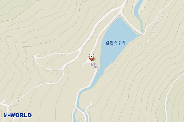 옥수골 마을 위치 지도 — 경상남도 창원시 마산회원구 내서읍 감천로 275-95