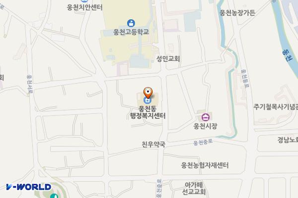 웅천동행정복지센터 화장실 위치 지도 — 경상남도 창원시 진해구 웅천중로 59, 웅천동행정복지센터 (성내동)