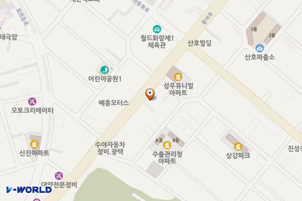 산호동 우체국 위치 지도 — 경상남도마산합포구용마로38,마산산호동우체국(산호동)