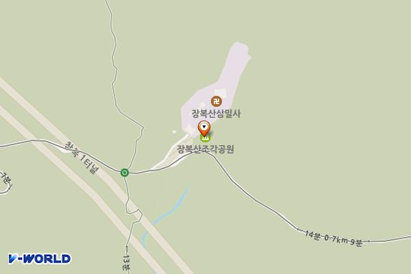 장복산공원(구례동산) 위치 지도 — 경상남도 창원시 진해구 장복산길 56-42 (태백동)