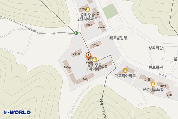 내서종합사회복지관 위치 지도 — 경상남도마산회원구상곡리193내서종합사회복지관