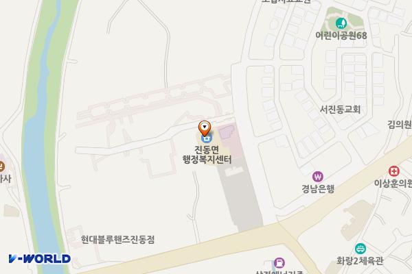 진동면행정복지센터 화장실 위치 지도 — 경상남도 창원시 마산합포구 진동면 신서촌로 11, 진동면 행정복지센터
