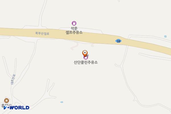 현대오일뱅크㈜현대클린주유소 위치 지도 — 충청남도 당진시 석문면 북부산업로 2895