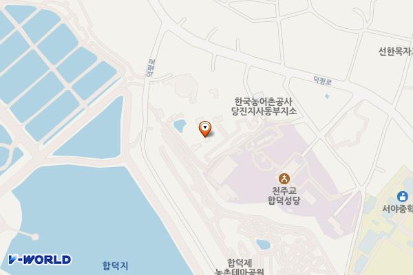 합덕농촌테마공원 위치 지도 — 충청남도 당진시 합덕읍 덕평로 379-9
