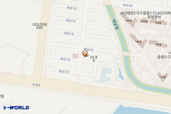 예천동 1510 임시공영주차장 위치 지도 — 충청남도 서산시 예천동 1510