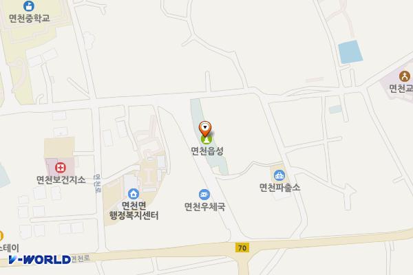 면천읍성 저잣거리 위치 지도 — 충청남도 당진시 면천면 군자로 7
