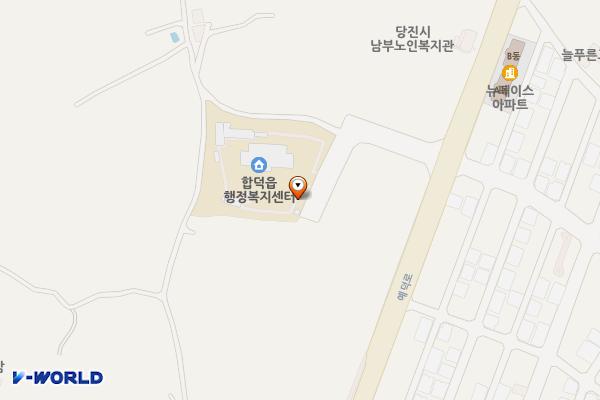 합덕읍 행정복지센터 (1층) 위치 지도 — 충청남도 당진시 합덕읍 예덕로 403