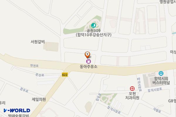 동아주유소 위치 지도 — 충청남도 당진시 우강면 당진3거리길 19
