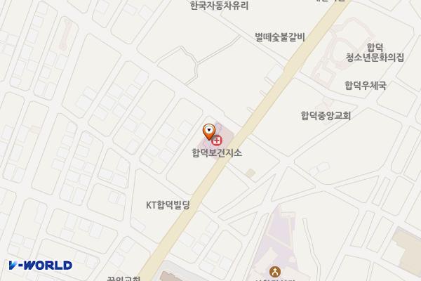 합덕읍보건지소 위치 지도 — 충청남도 당진시 합덕읍 운산로 137