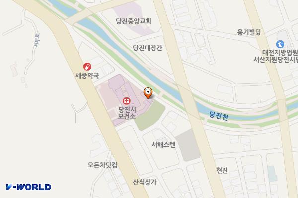 당진시보건소 위치 지도 — 충청남도 당진시 서부로 56