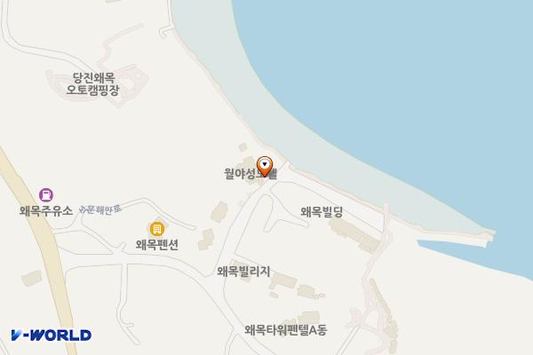 왜목떼라쎄옆 위치 지도 — 충청남도 당진시 석문면 교로리 786-11