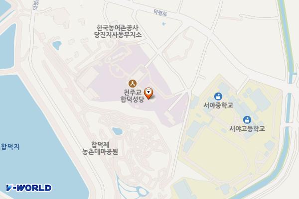 합덕성당앞 주차장 위치 지도 — 충청남도 당진시 합덕성당2길 22