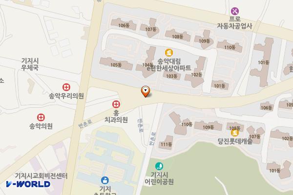 기지시버스정류장 위치 지도 — 충청남도 당진시 송악읍 기지시리 155-95