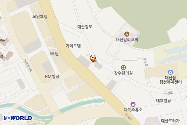 어부사옆임시공영주차장 위치 지도 — 충청남도 서산시 대산읍 대산리 215-2