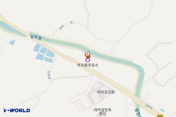 청룡주유소 위치 지도 — 충청남도 당진시 순성면 남부로 811