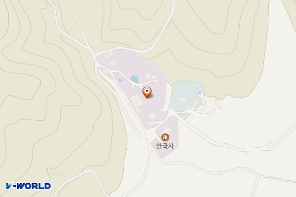 안국사지 위치 지도 — 충청남도 당진시 정미면 원당골1길 188