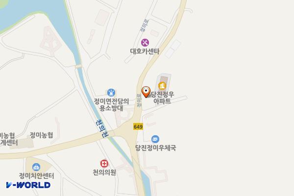 정미농협주유소 위치 지도 — 충청남도 당진시 정미면 정미로 716
