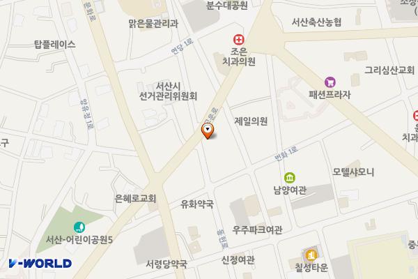 삼해횟집옆임시공영주차장 위치 지도 — 충청남도 서산시 읍내동 236-8