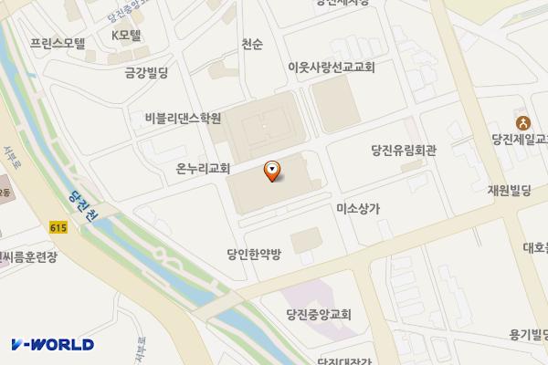 당진어시장(1충 동쪽) 위치 지도 — 충청남도 당진시 당진시장길 100