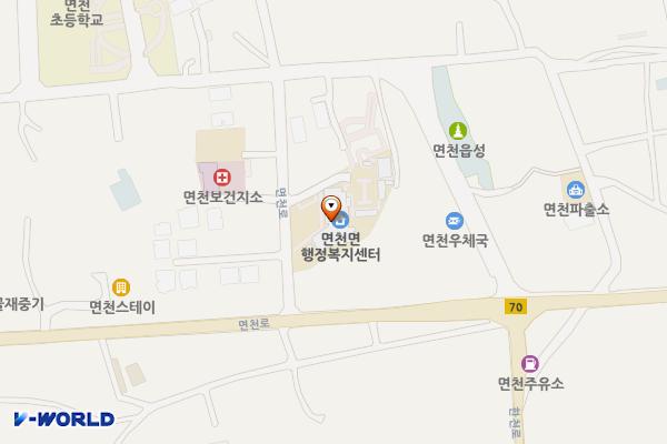 면천면행정복지센터 위치 지도 — 충청남도 당진시 면천면 면천로 623