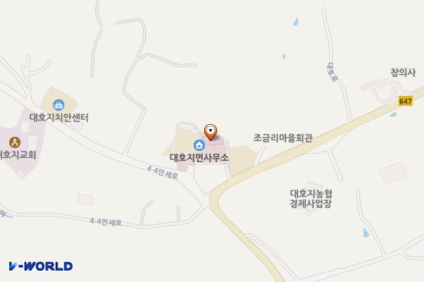 대호지면행정복지센터 위치 지도 — 충청남도 당진시 대호지면 4.4만세로 55-1