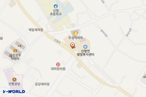 신평면사무소앞 위치 지도 — 충청남도 당진시 신평면 신평로 836