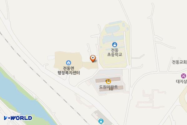 전동파출소 위치 지도 — 세종특별자치시 전동면 하노장4길 9, 전동치안센터