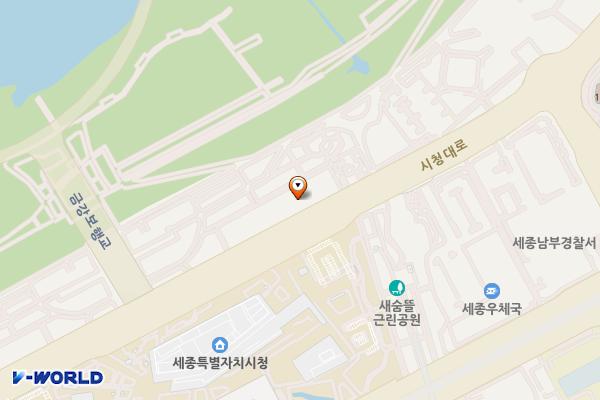 세종드림빌딩 위치 지도 — 세종특별자치시 시청대로 167, 세종드림빌딩 (보람동)