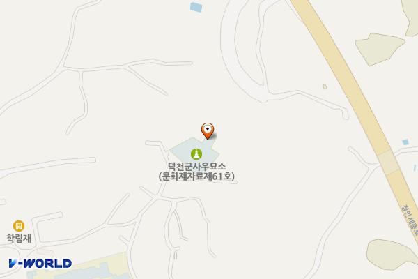 덕천군사우화장실 위치 지도 — 세종특별자치시 장군면 태산길 93-6, 덕천군사우묘소
