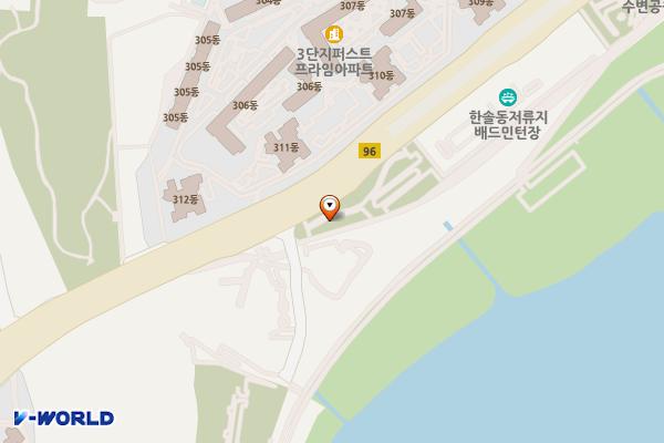 여울목수변공원 위치 지도 — 세종특별자치시 나리로 90 (한솔동)
