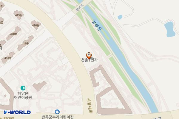 청춘1번가 위치 지도 — 세종특별자치시 시청대로 537 (반곡동)