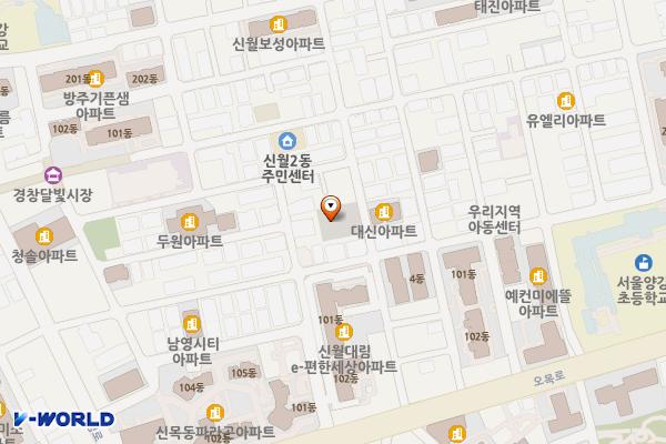 당곡 위치 지도 — 서울특별시 양천구 신월동 482-11