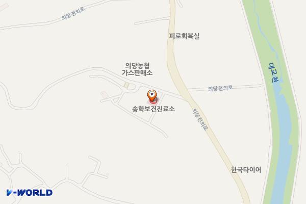 송학보건진료소 위치 지도 — 세종특별자치시 장군면 황미창말길 5-4