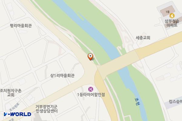 조천 제방화장실1 위치 지도 — 세종특별자치시 조치원읍 허만석로 266