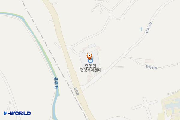 연동면 복합커뮤니티센터 위치 지도 — 세종특별자치시 연동면 장욱진로 7, 연동면 복합커뮤니티센터