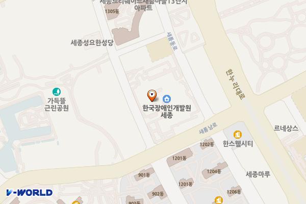 새롬종합복지센터 위치 지도 — 세종특별자치시 새롬로 14, 새롬종합복지센터 (새롬동)