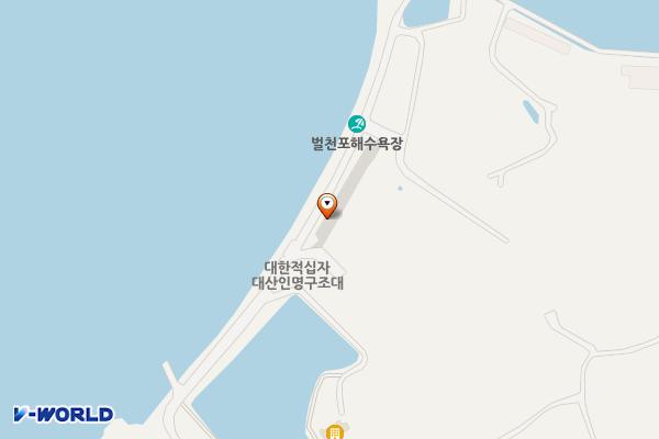 벌천포해수욕장무료공영주차장 위치 지도 — 충청남도 서산시 대산읍 오지리 317-32